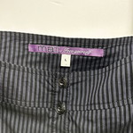 Striped blouse shirt Mat like new, size L, black and gray