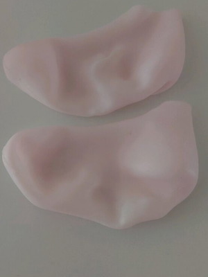 Silicone socks like new for foot hydration