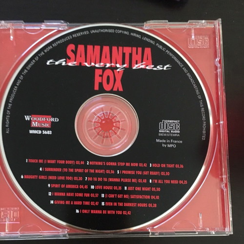 Samanta Fox The Very Best CD used, pop