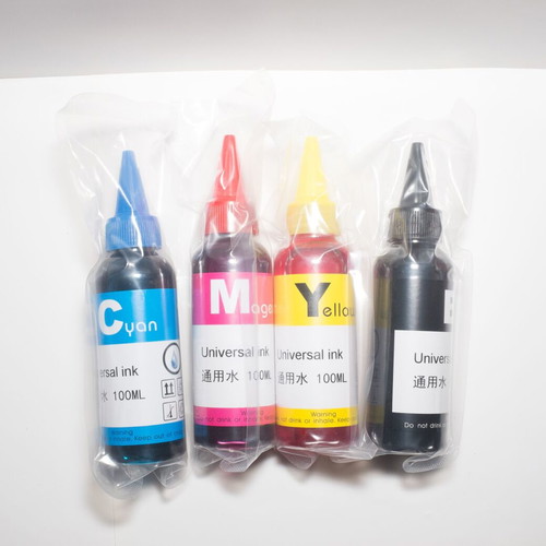 Universal printer ink CMYK set