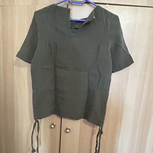 H&M χακί γυναικεία μπλούζα μέγεθος S μεταχειρισμένη