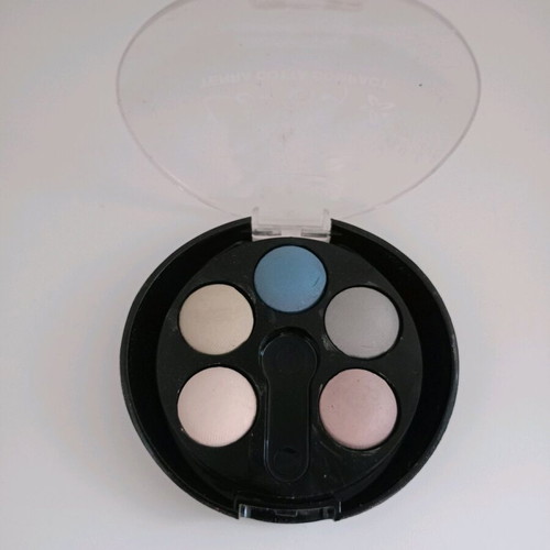 Eyeshadows lightly used