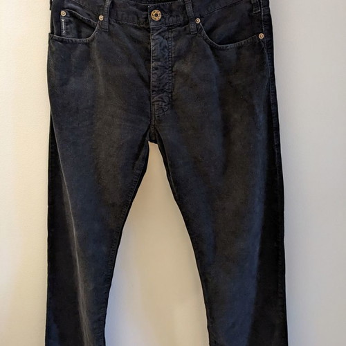 Armani Jeans men's pants used, velour cotton
