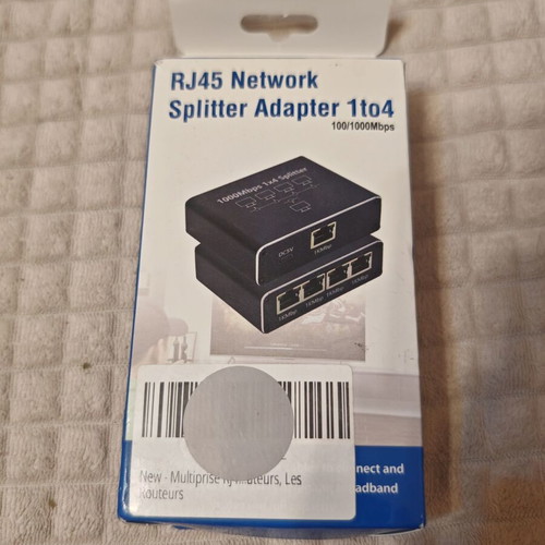 RJ45 Gigabit Network Splitter 1 προς 4 Ethernet LAN προσαρμογέας νέος 1000Mbps