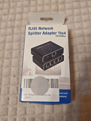 RJ45 Gigabit Network Splitter 1 προς 4 Ethernet LAN προσαρμογέας νέος 1000Mbps