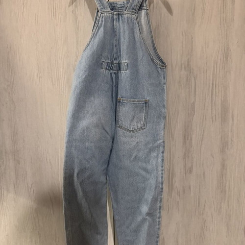 Zara Disney denim overalls with Minnie and Mickey designs, like new, size 110cm