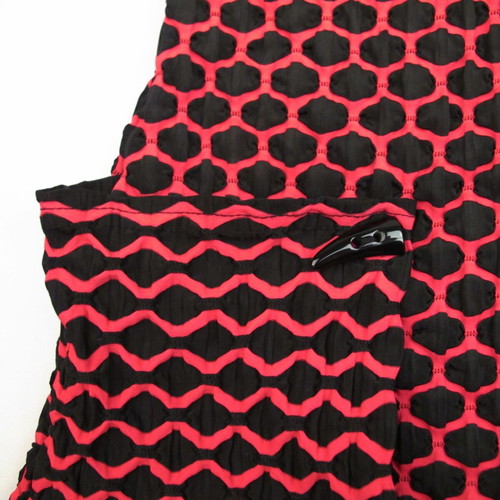Joseph Ribkoff blouse size M like new, pink and black with collar and pockets