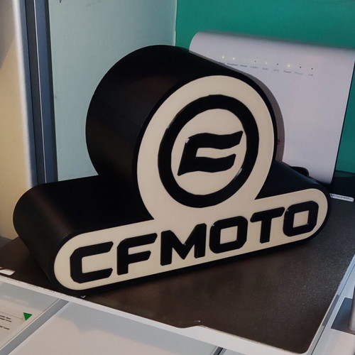 3D Printed lamp with logo new, Led