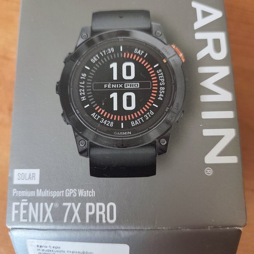 Garmin Fenix 7x Pro Solar smartwatch like new