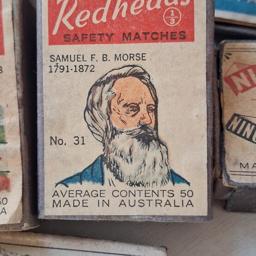 Lot of old matchboxes