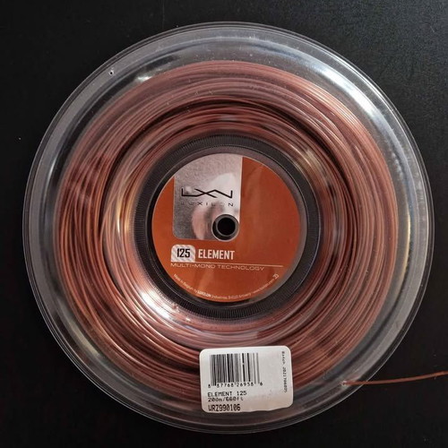 Luxilon Element 125 tennis string new, 200m