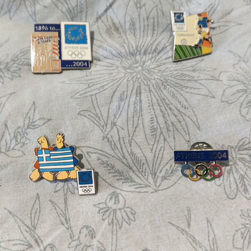 Athens 2004 Olympic Games pins set of 4, like new