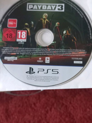 Payday 3 PS5 like new without original case