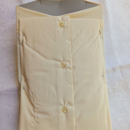 Poli Gianni men's dress shirt new, size L, light yellow