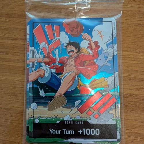 One Piece OP17 4th Anniversary Promo Card Set, sealed