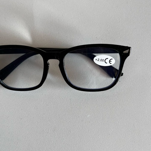 Glasses new black color, set of 3 pieces