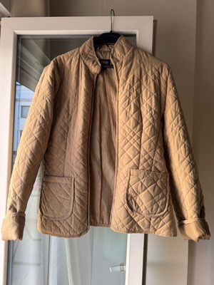 Suede jacket beige size L like new