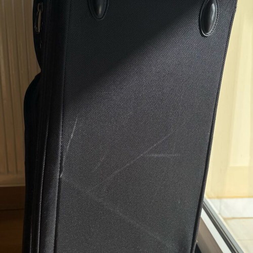 Delsey Black Suitcase Used Large Size
