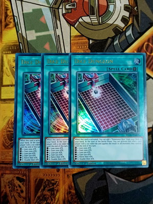 Dice Dungeon playset near mint, 3 cards