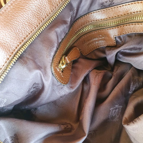 Mosinodutti shoulder bag used, beige and brown