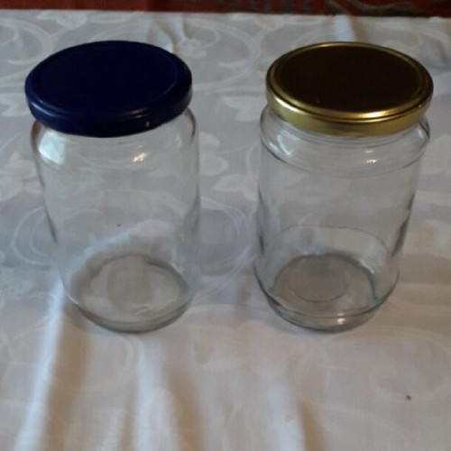 Honey jars like new, 2 pieces, 1 kilogram capacity