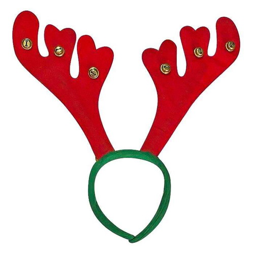 Reindeer headband with bells new, unisex