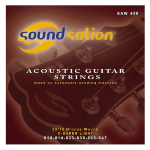 Soundsation Acoustic Guitar Strings 80/20 X Super Light new