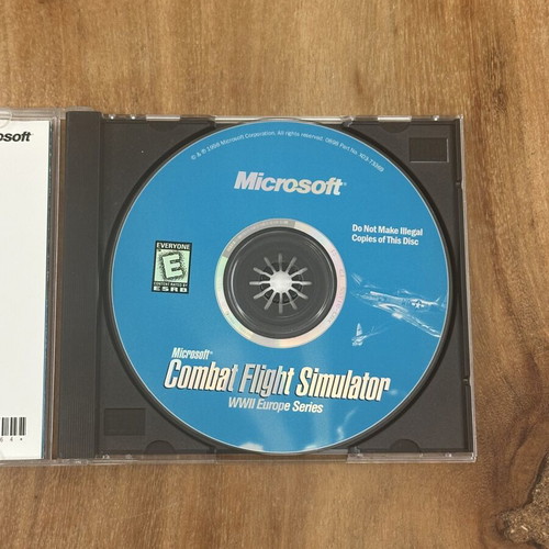 Microsoft Combat Flight Simulator WWII Europe Series PC game used