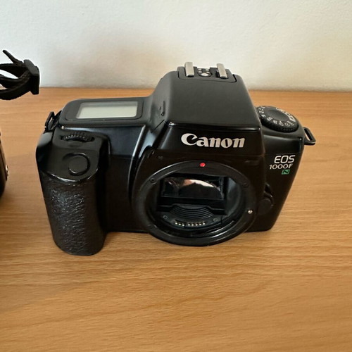 Canon EOS 5 and EOS 1000F N film cameras used for repair or parts