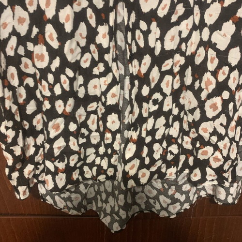 Zara shirt long like new, black multicolor