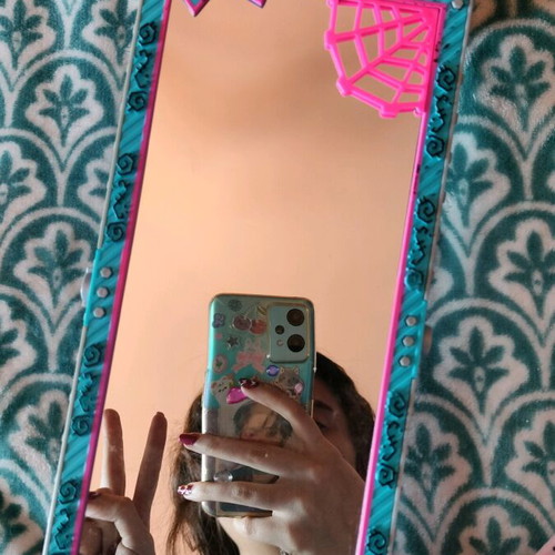 Monster High G1 Dead Tired Frankie Stein mirror/bed piece used