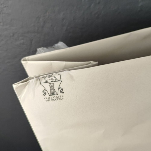 Brunello Cucinelli paper bag used, 54 x 45 x 15 cm