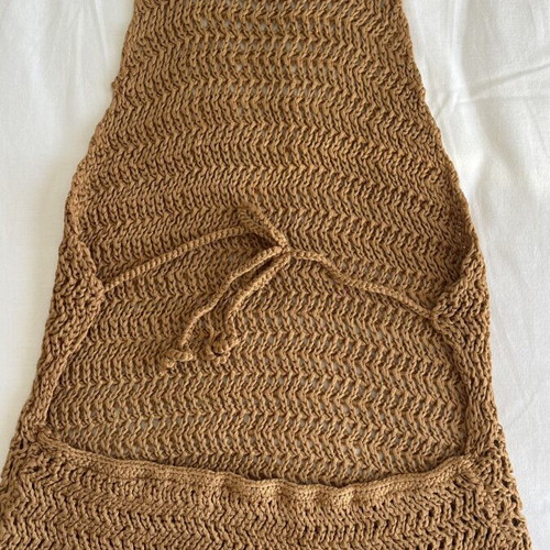 Beach dress Shein new, brown, size M
