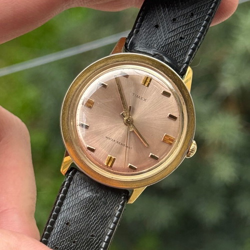 Timex Marlin Vintage watch used with rubber strap