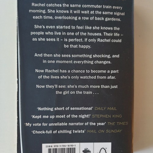 The Girl on the Train used, intact interior