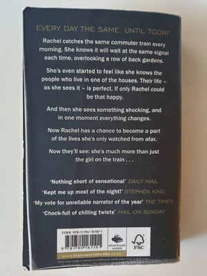 The Girl on the Train used, intact interior