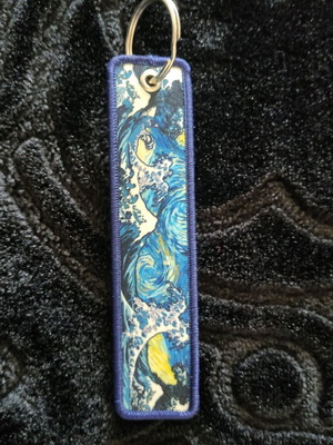 Keychain Japanese style like new, blue