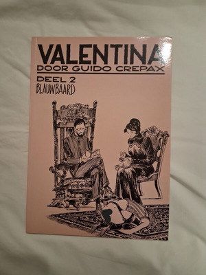 Valentina κόμικ από Guido Crepax μέρος 2 Blauwbaard, σαν καινούργιο, ολλανδικά