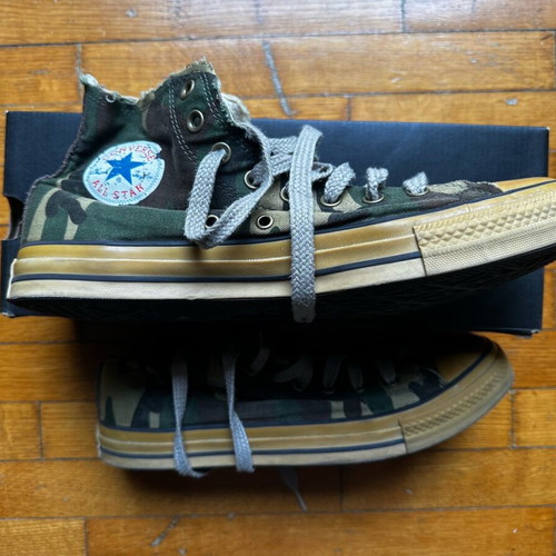 All Stars Converse men's shoes military color size 44.5 used