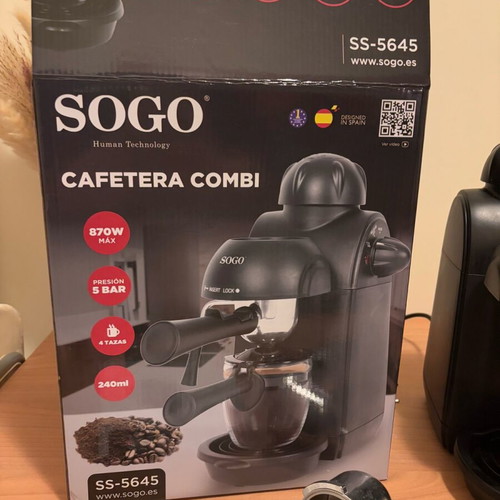 Coffee maker machine for espresso, cappuccino and hot chocolate new