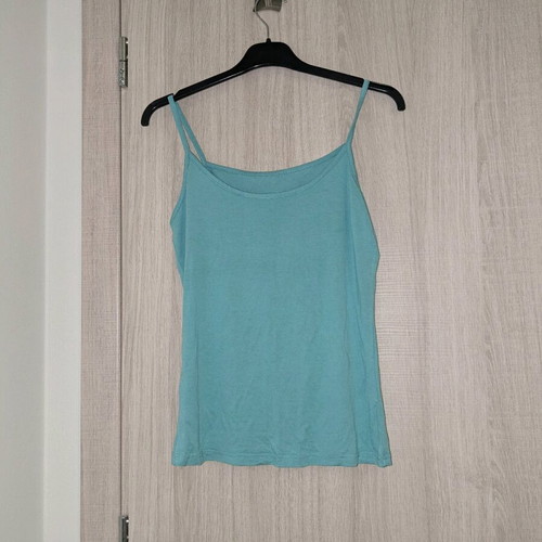 Tirante top turquoise, cotton, like new, size S