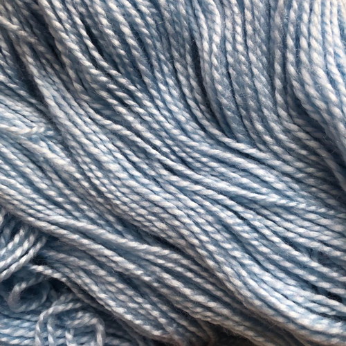 Acrylic yarn for knitting like new, blue