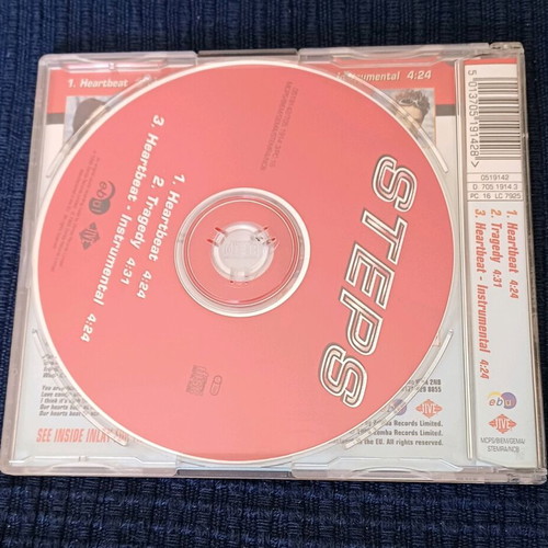 Steps Heartbeat / Tragedy CD single like new, pop