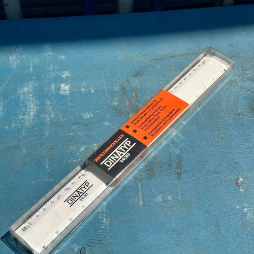 Rumold DINATYP 1430 Vintage Drawing Scale Ruler with Case like new