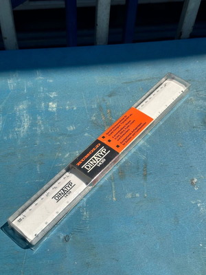 Rumold DINATYP 1430 Vintage Drawing Scale Ruler with Case like new
