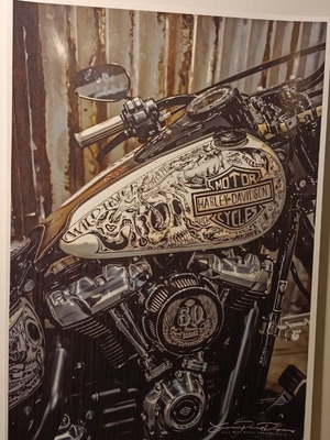 Harley Davidson A4 poster