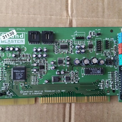 Creative Labs Sound Blaster ViBRA 16XV CT4170 sound card used