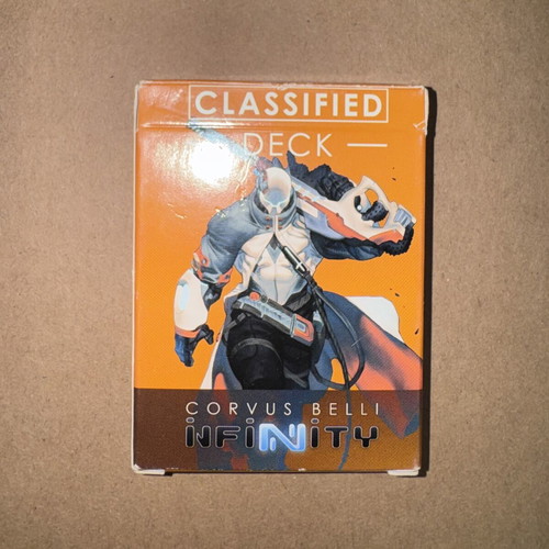 Corvus Belli Infinity Classified deck, 40 cards