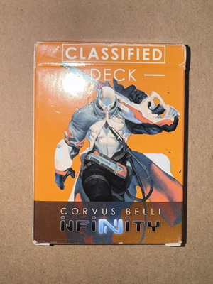 Corvus Belli Infinity Classified deck, 40 cards