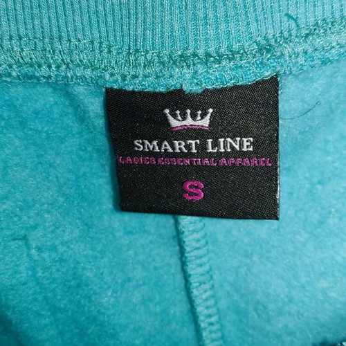 Warm tracksuit with fleece Smart Line turquoise, like new, small